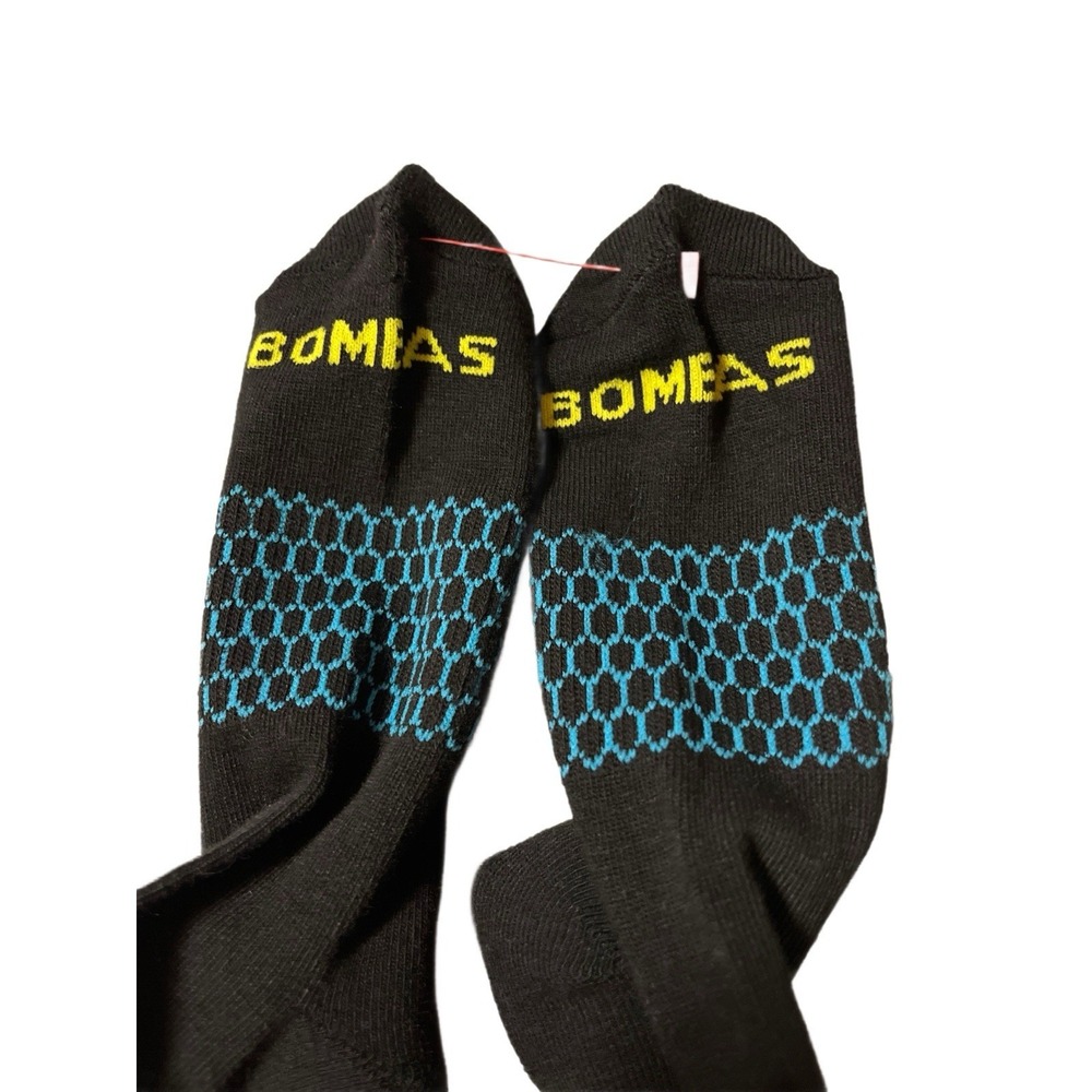 NWOT ..Bombas Men's Crew Socks Black Multi-Color 5 Pairs Size Medium - Picture 4 of 5